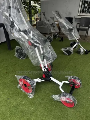 Balanced Rear Wheel 4 Tires Golf Trolley