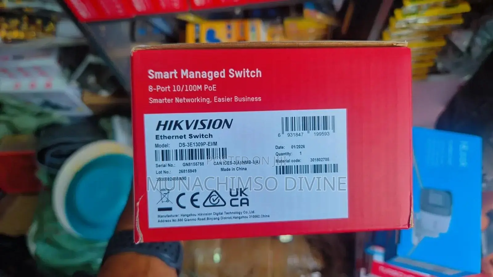 Hikvision 8port Poe Switch