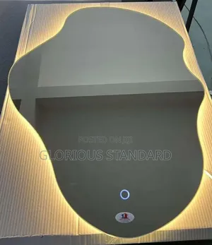 Led Mirror Curve Shape With Three Light