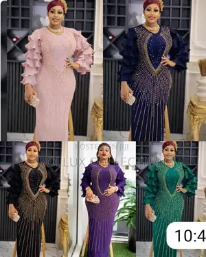 Regal Pleated” Evening Gown