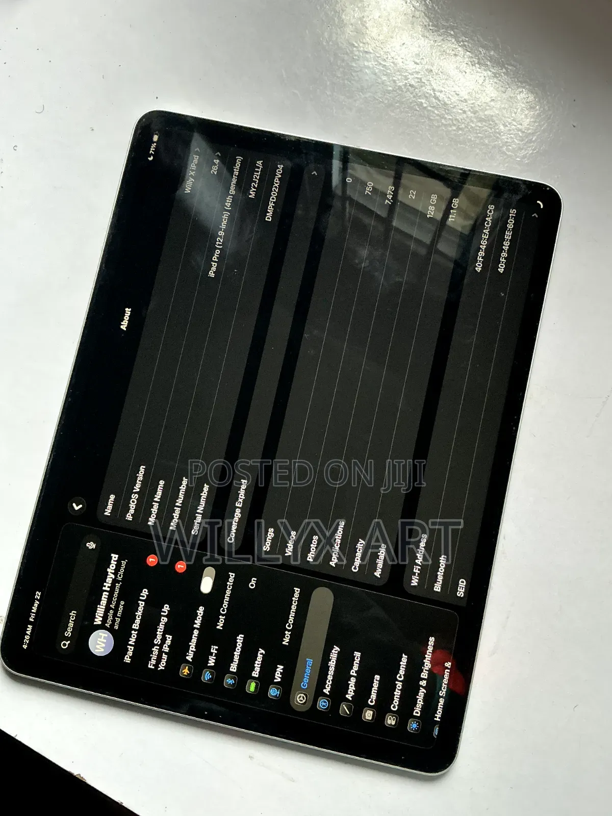 Apple iPad Pro 128 GB Silver