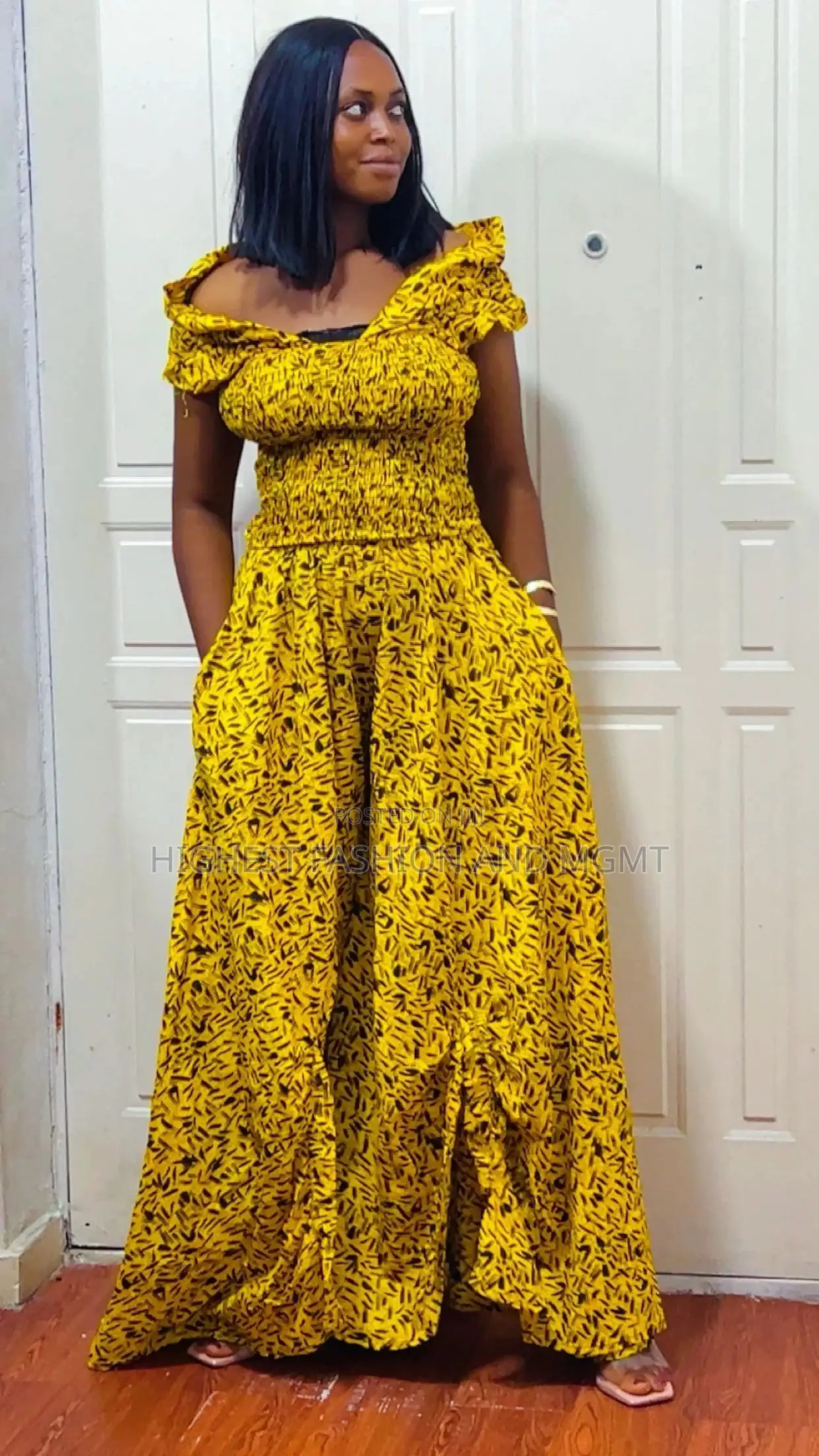Cut-Back Long Gown - Style 882