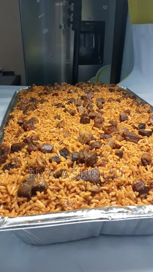 Smoky Jollof Rice Tray