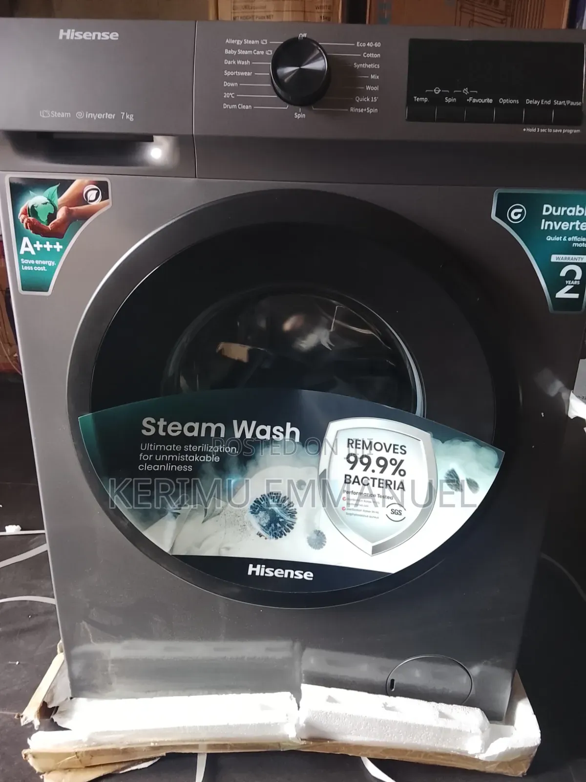 Hisense 7kg Automatic Washing Machine