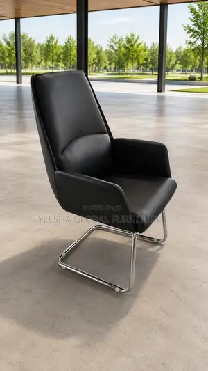 Executive Visitors Seat With High Density Foam and Thick Leather