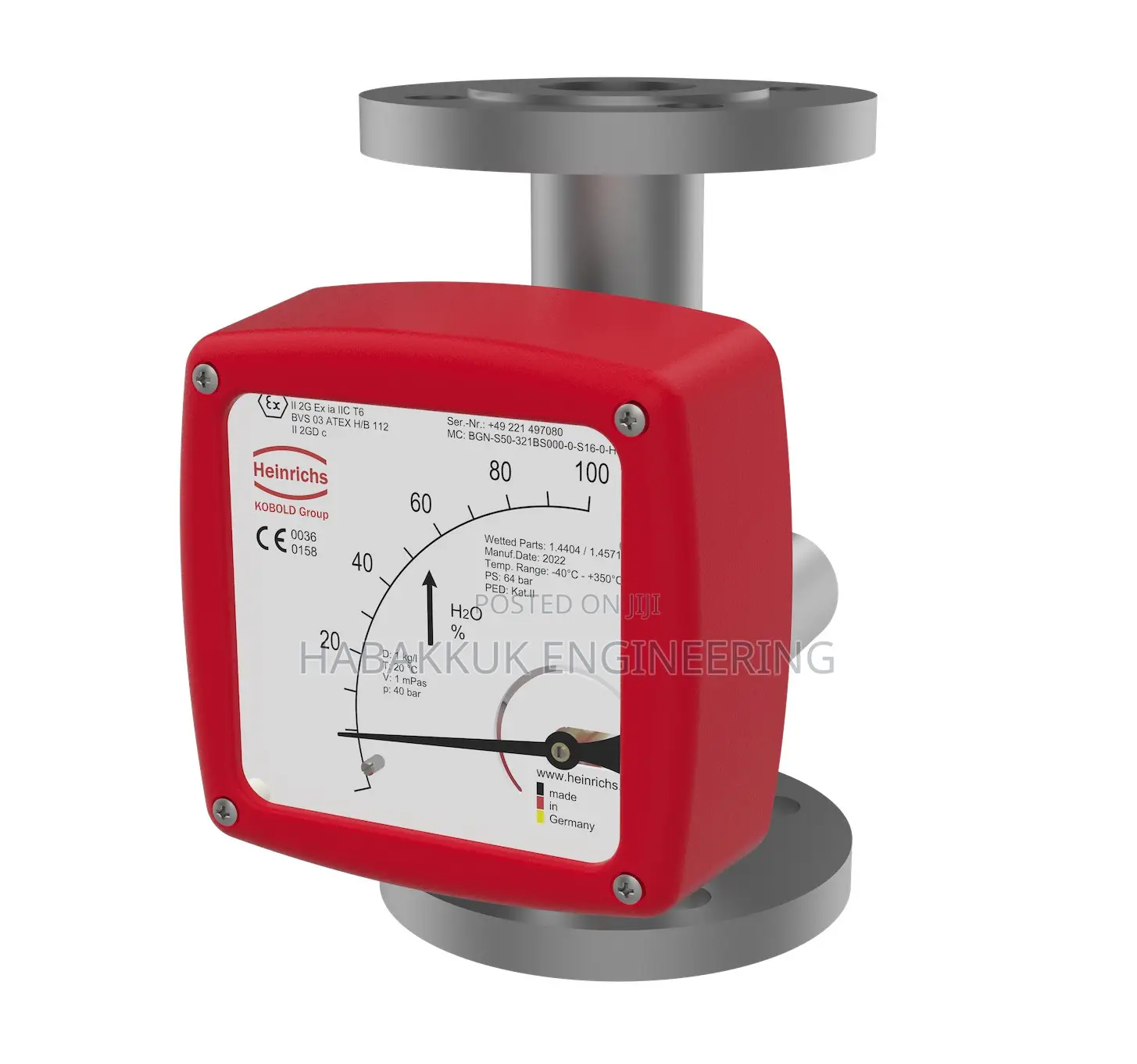 Rotameter -All-Metal Variable Area Flow Meter