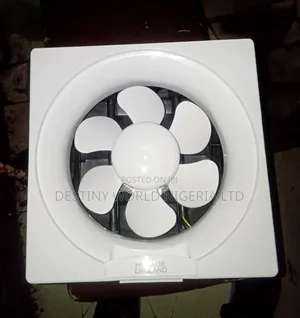 White 8" Hoage Wall-mounted Exhaust Fan
