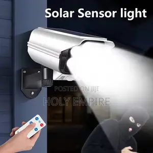 Outdoor Motion Sensor Solar Lights Simulation Security Dummy Camera