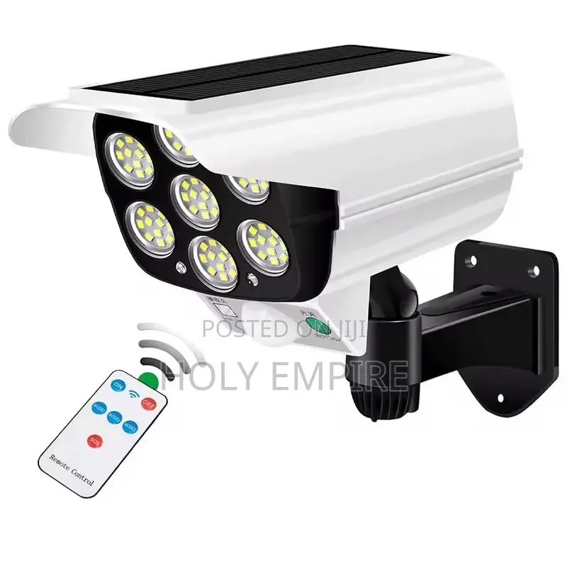 Outdoor Motion Sensor Solar Lights Simulation Security Dummy Camera