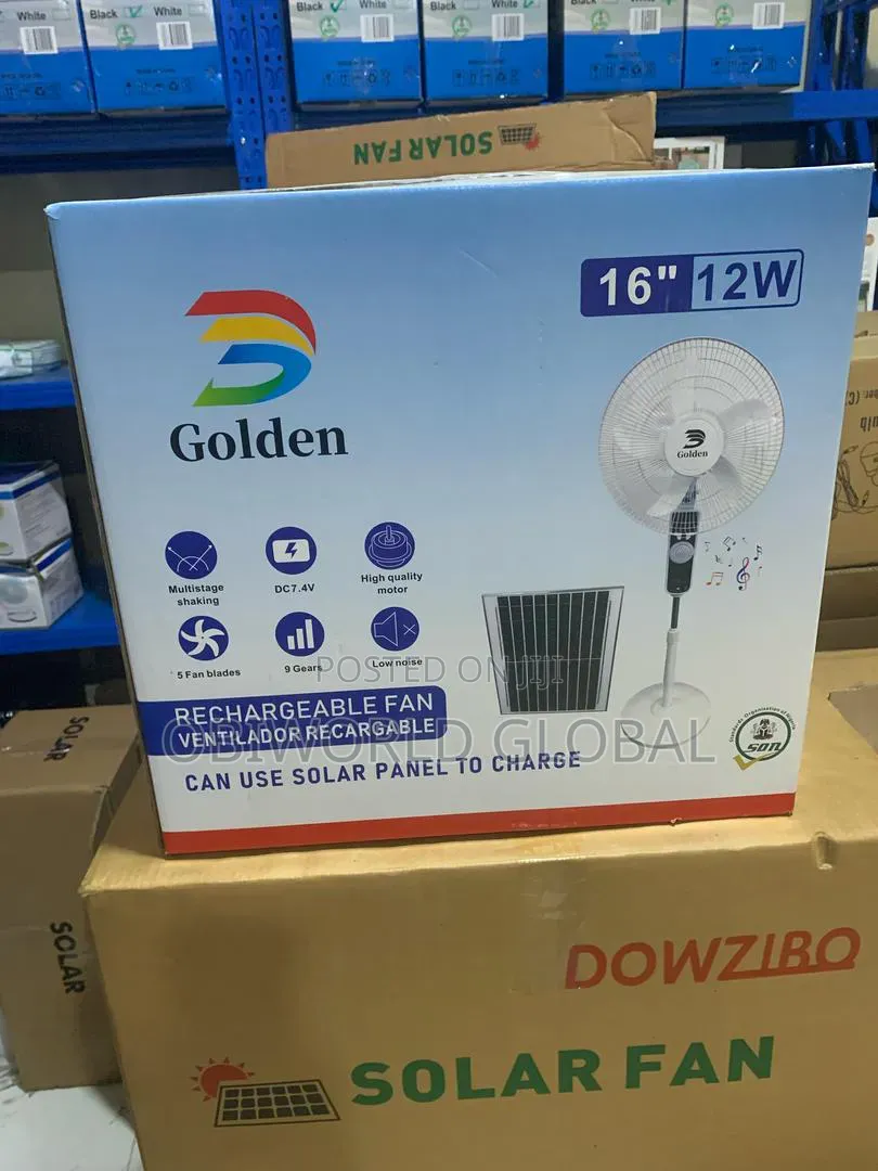 Solar Standing Fan