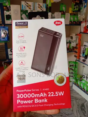 Itel Power Bank, 30000mah