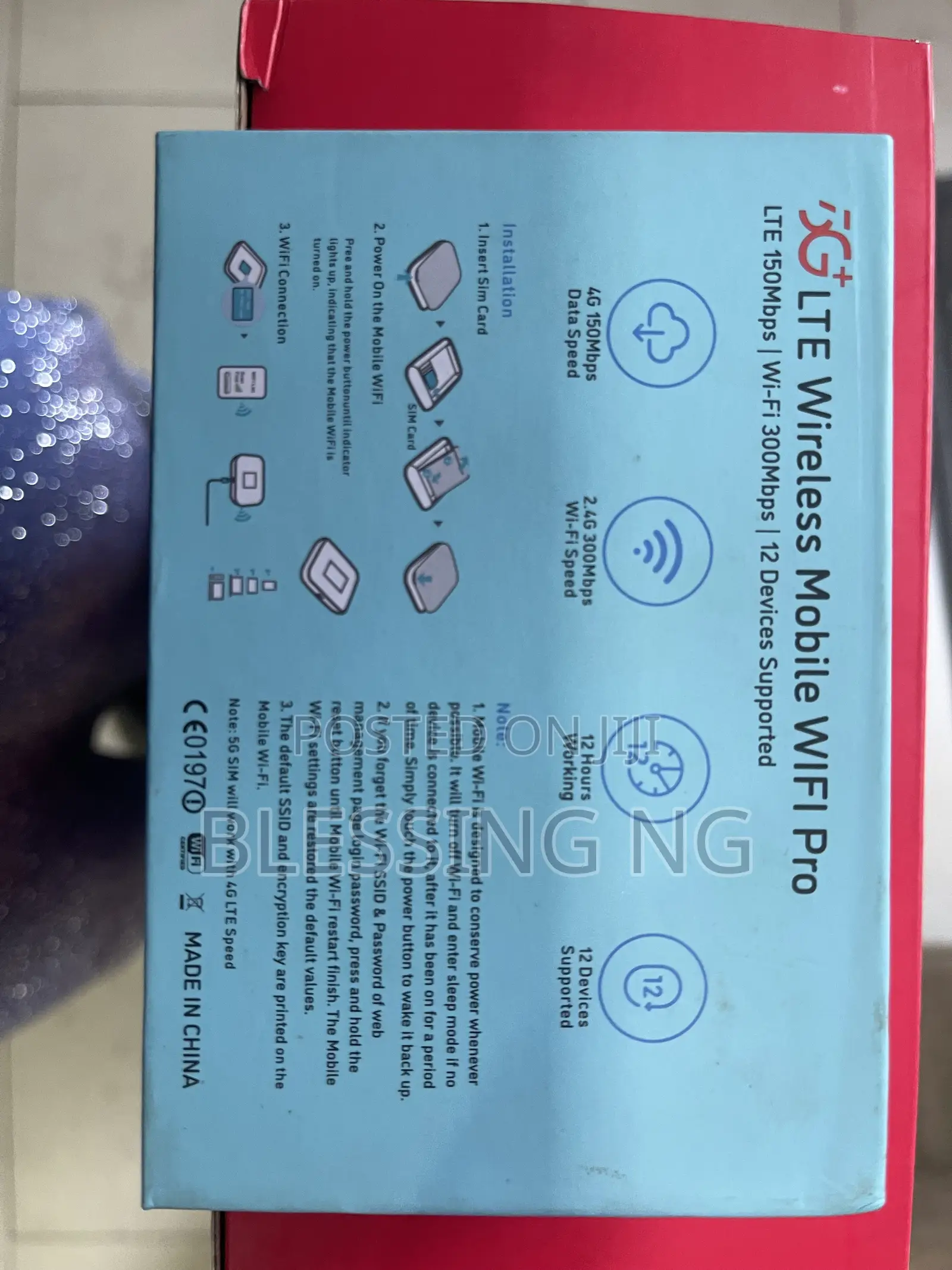 Wifi Wireless Is A Portable 4gmifi
