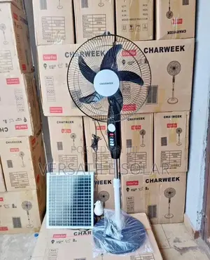 Promo! Rechargeable Solar Fan 16"