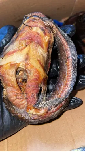 Dried Catfish and Grilled Guinea Fowl