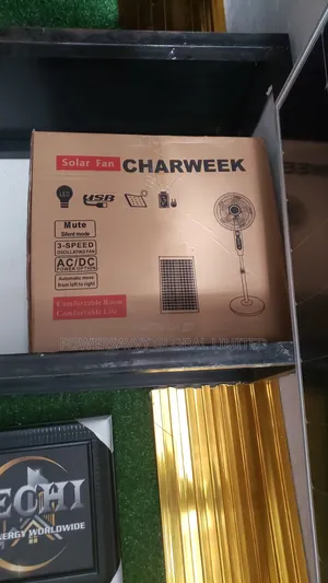 16inches Solar Rechargeable Fan