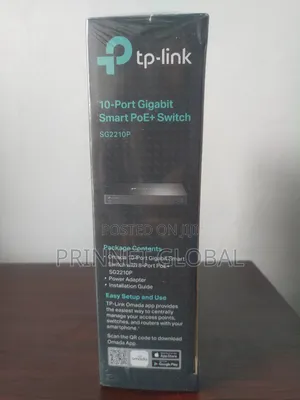 Tp-Link | Omada 10-Port Gigabit Smart Poe+ Switch Sg2210p