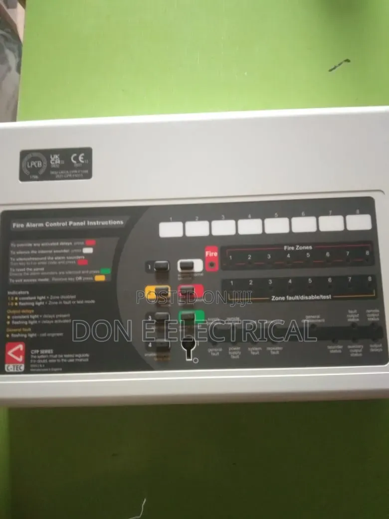 4zone C Tech Fire Alarm Panel