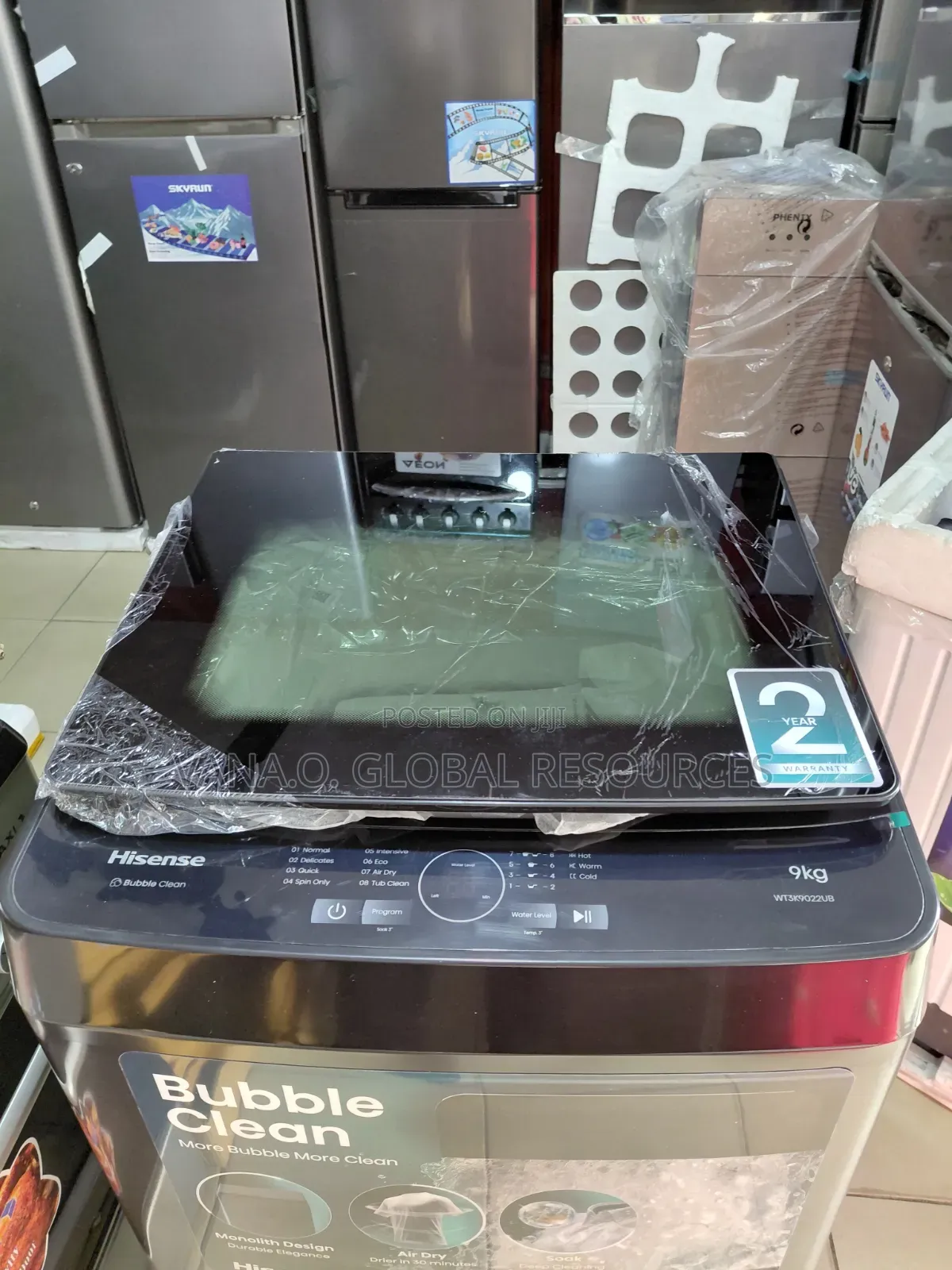 Washing Machine Hisense 9kg Automatic Top Loader