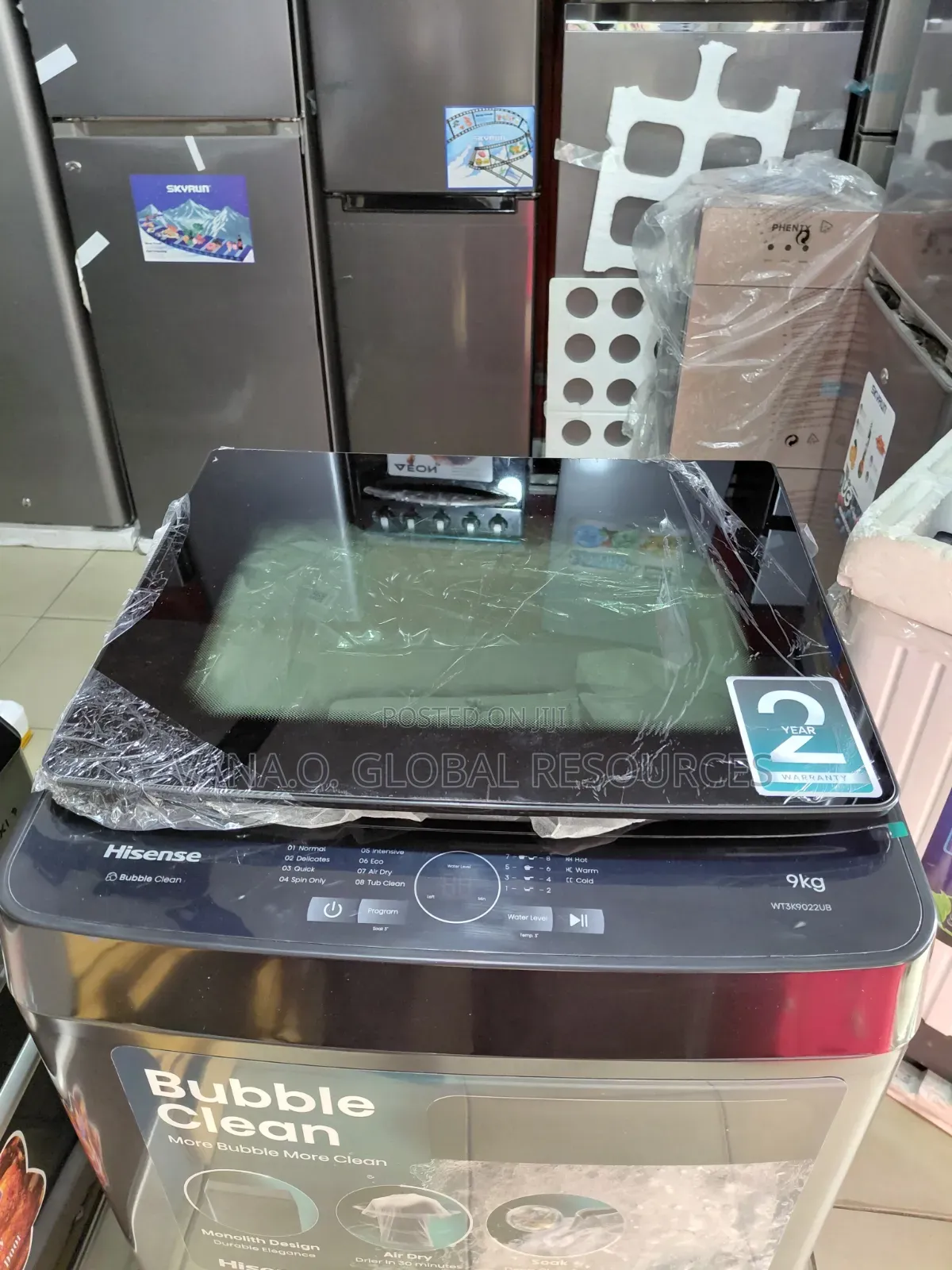 Washing Machine Hisense 9kg Automatic Top Loader