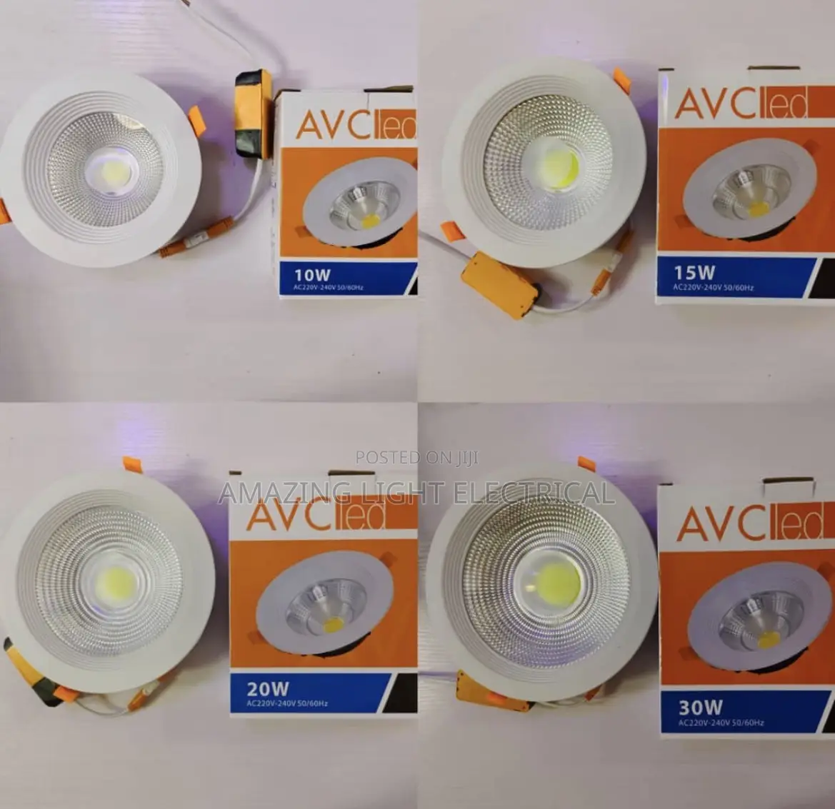 Led Cob Spot Lights Different Sizes