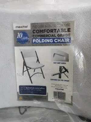 Premium American Folding Table, Chair Set of 6 Durable Space-Saving