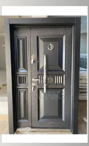 Luxury Turkish Security Door | Premium Black Entrance Door
