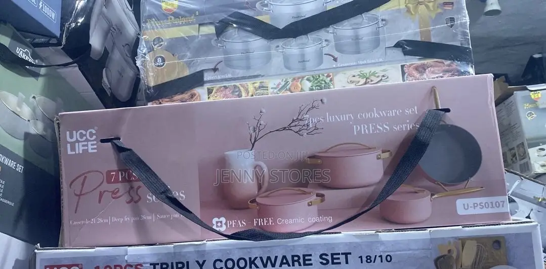 7pcs Ucc Life Luxury Cookware Set
