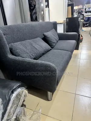 4 Seaters Black- Gray Sofa