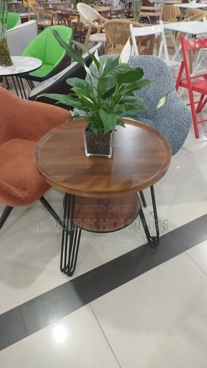 Double Small Round Coffee Table