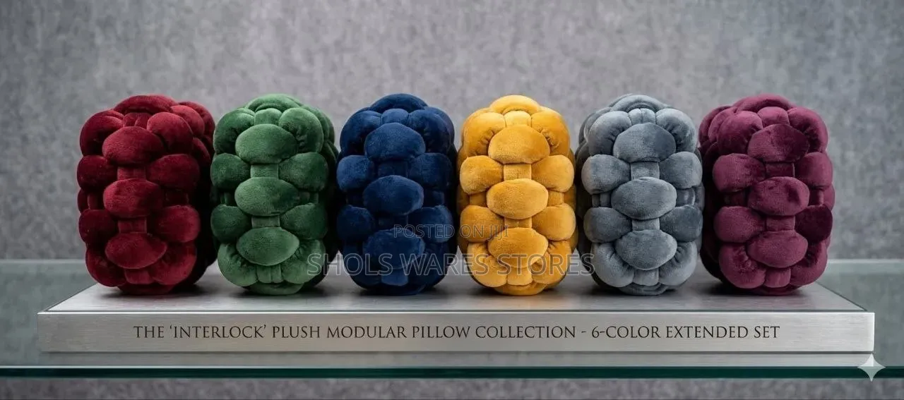 Interlock Plush Knot Pillows