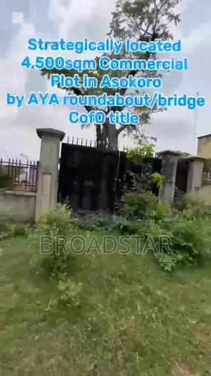 Distress Commercial Plot for Sale in Asokoro