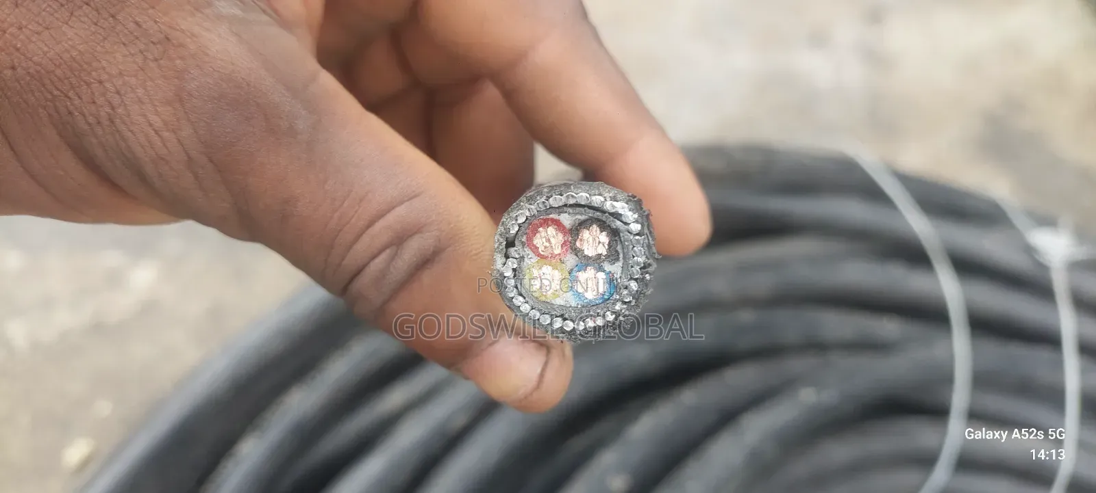10mmx4core Electric Cable