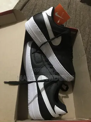 Nike Air Force Swoosh Black Sneakers – Premium Quality