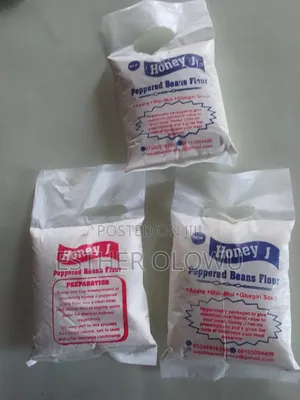 Honey J Peppered Beans Flour 500g - Pepper Already Mixed