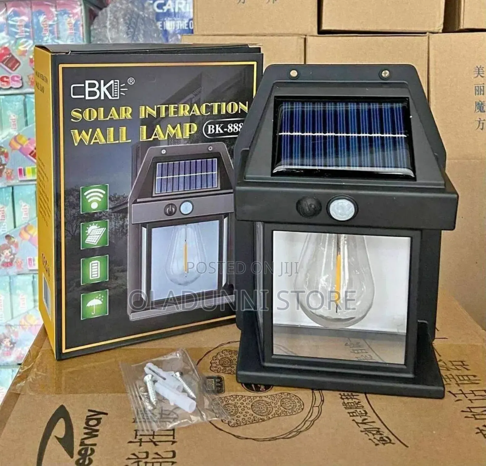 Sensor Security Solar Lamp
