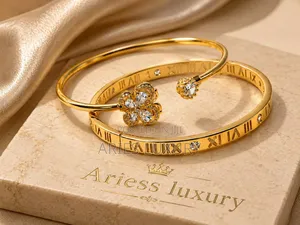 Luxury Stainless Steel Bangle