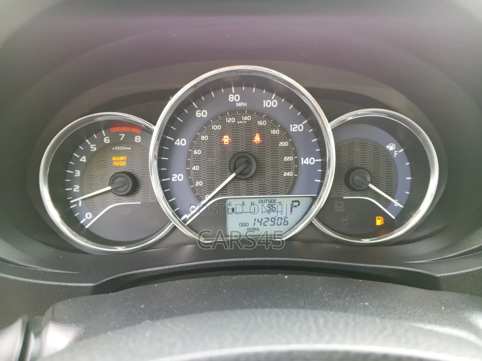 Toyota Corolla 2014 Red