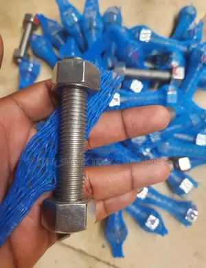 3/4"Inchx5inch (130mm)Stainless Steel Stud Bolt Nut