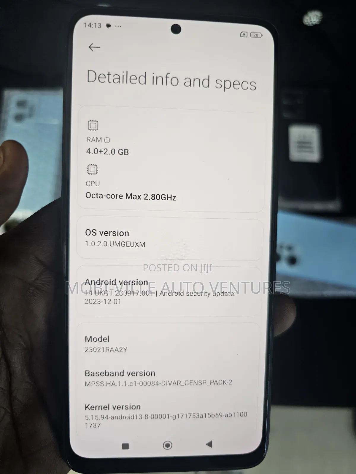 Xiaomi Redmi Note 12 5G 128 GB Red