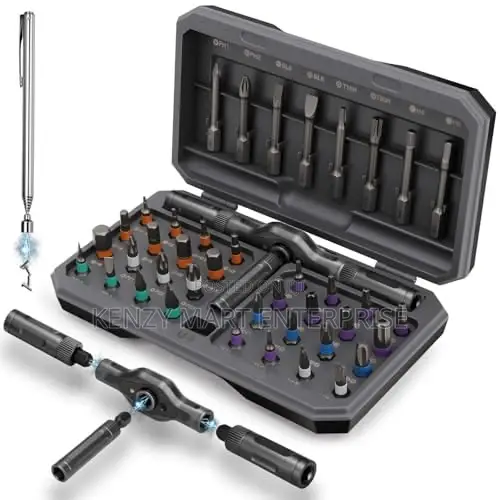 Portable Magnetic Screwdriver Set With Storage Case