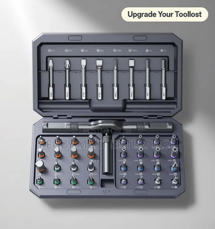 Portable Magnetic Screwdriver Set With Storage Case