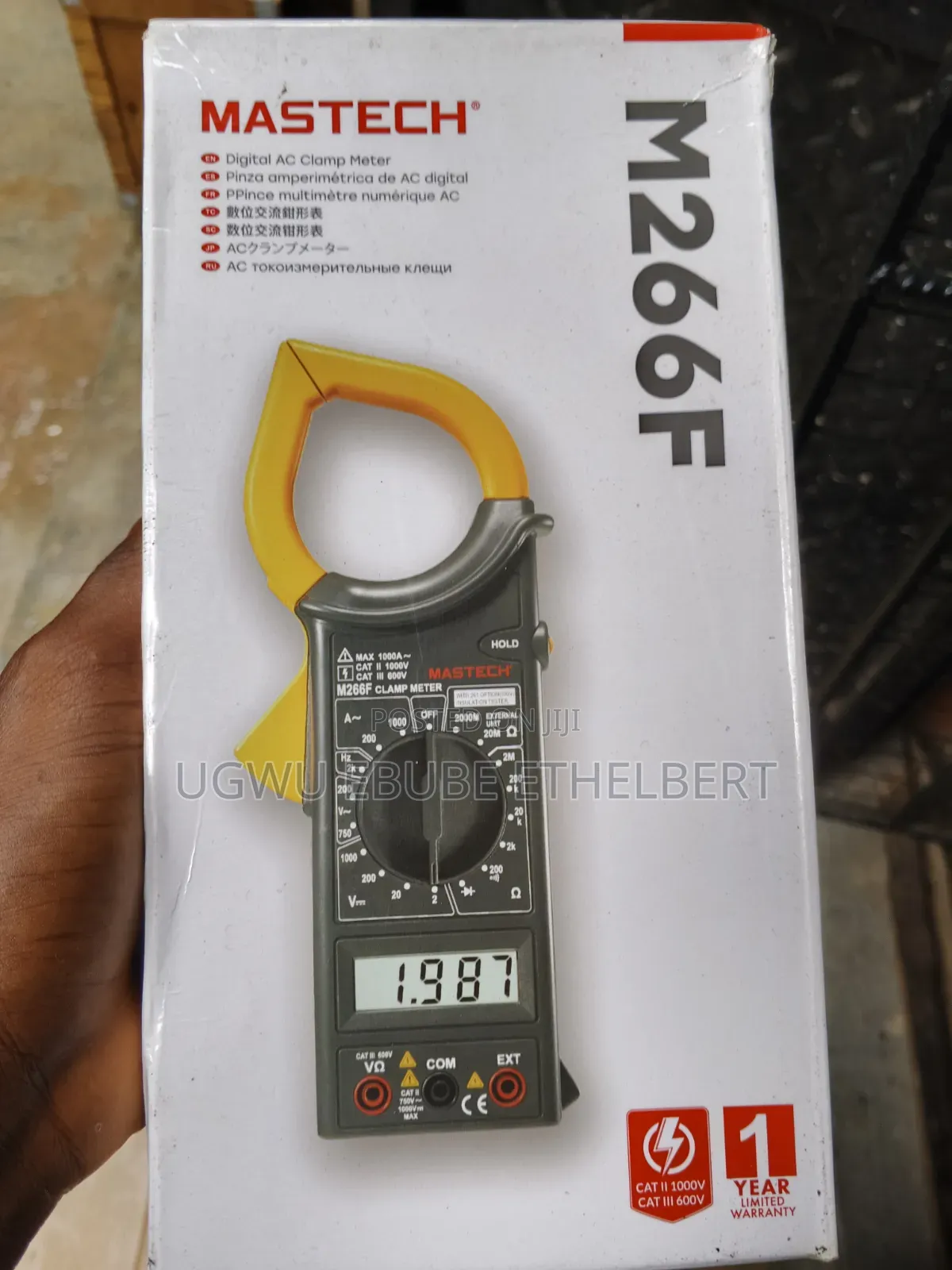 Mastech Clamp Meter 266f
