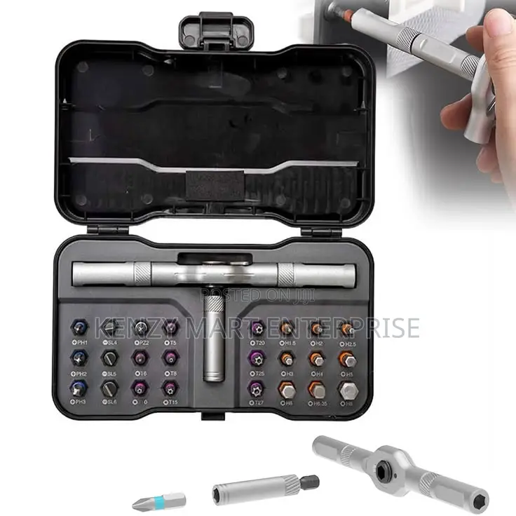 Portable Magnetic Screwdriver Set With Storage Case