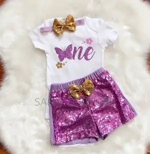 Sequins Shorts And Branded Tees