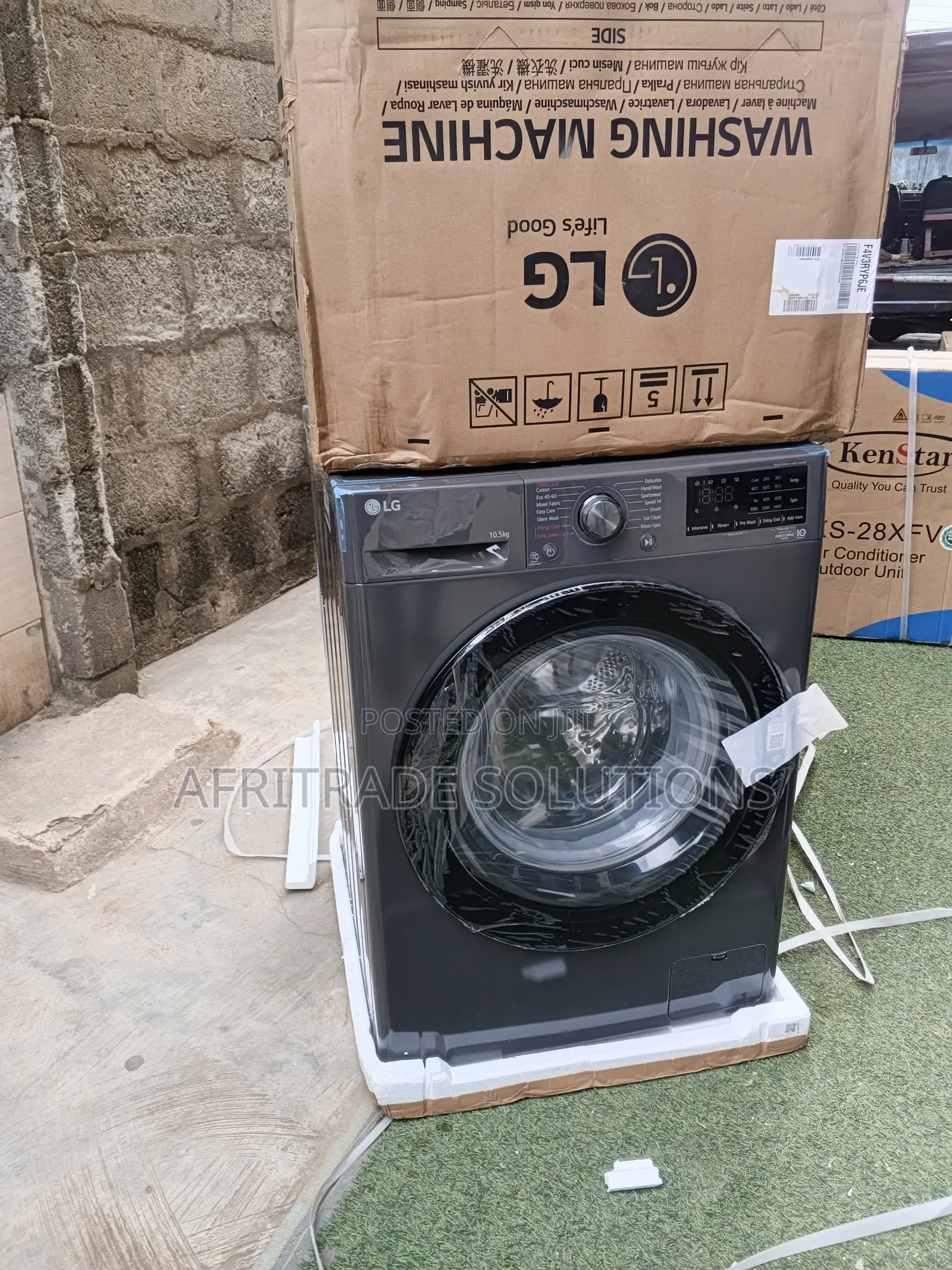Lg Front Load Automatic Wash System 10.5kg