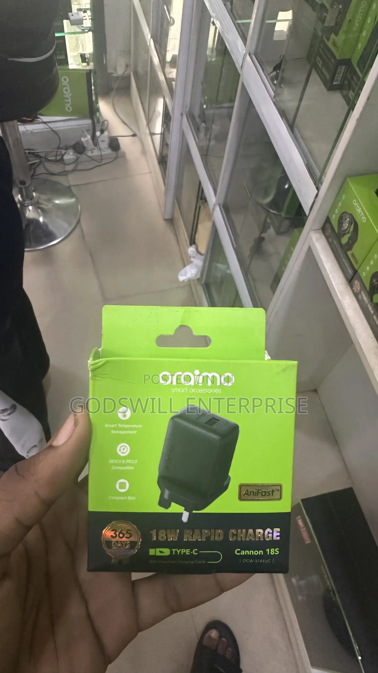 Oraimo Cannon 18s Charger