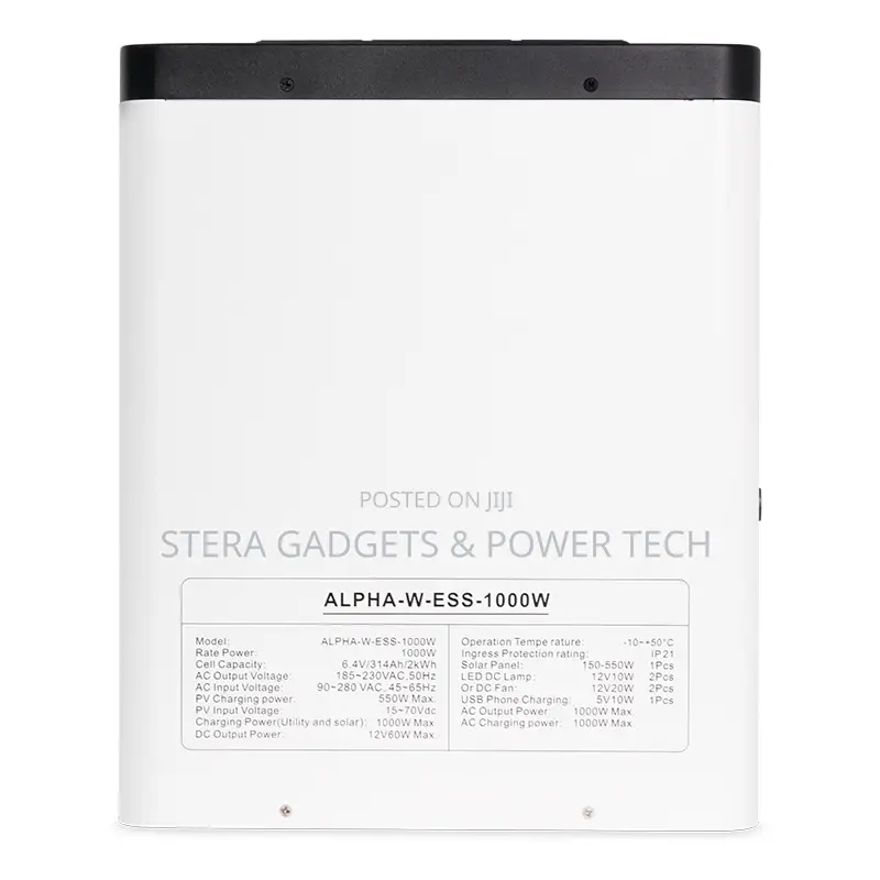 Sako Alpha Ess 1000w Solar Generator System