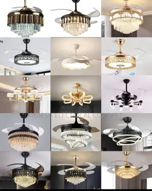Modern Ceiling Fan Chandelier for Living Room Dining Room Bedroom