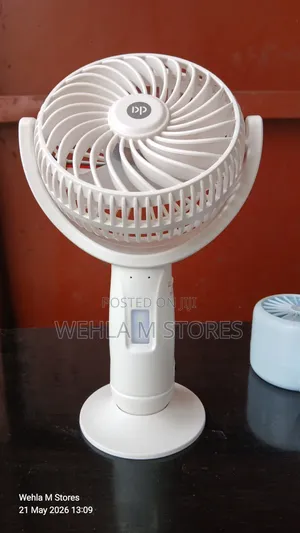 Dp Desktop Portable Rechargeable Fan- Dp 7606