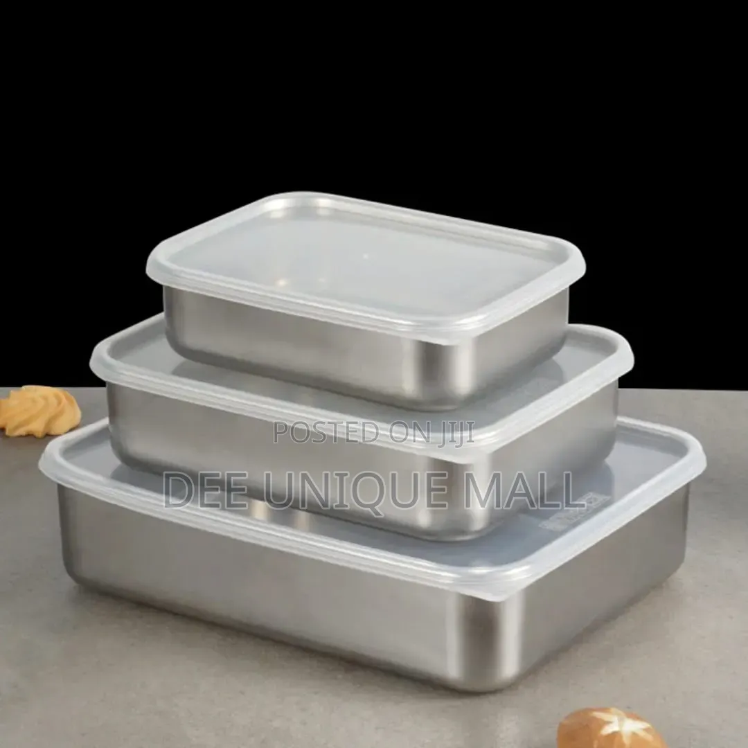 3 in 1 Stainless Steel Storage Box
